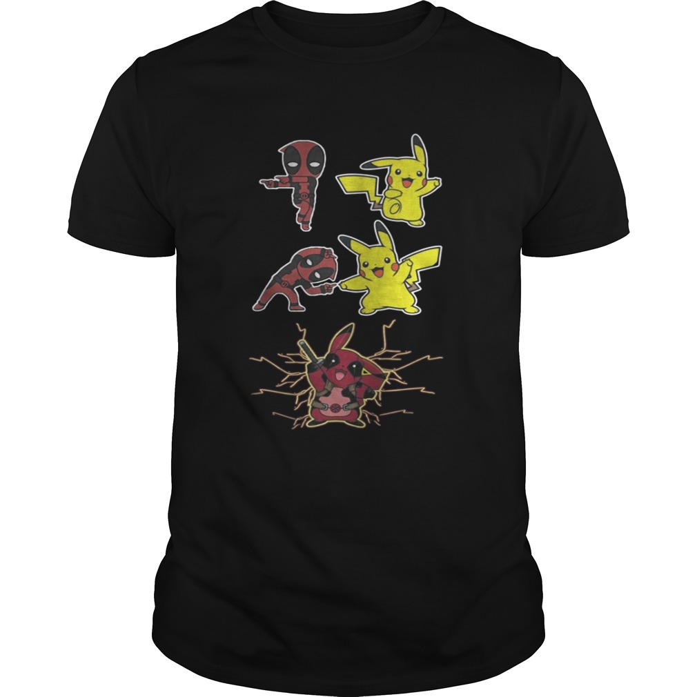 Deadpool Pikachu Fusion T-Shirt Deadpool Pikachu Fusion T-Shirt