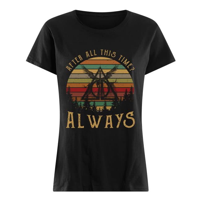 Deathly Hallows Harry Potter After All This Time Always Vintage T-Shirt