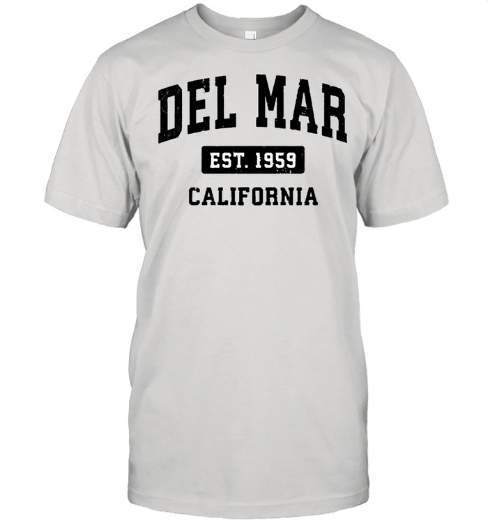 Del Mar California Ca Vintage Sports Design Black Design T-Shirt Del Mar California Ca Vintage Sports Design Black Design T-Shirt