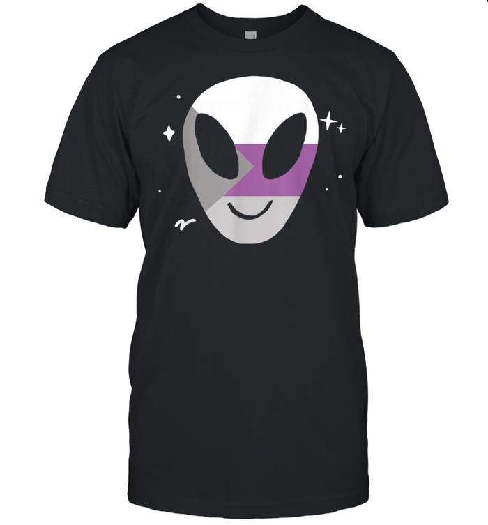 Demisexual Alien Lgbtq Pride Flag Vaporwave Space T-Shirt Demisexual Alien Lgbtq Pride Flag Vaporwave Space T-Shirt