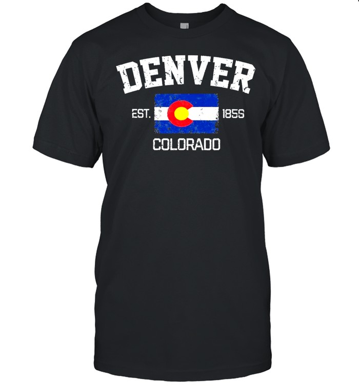 Denver Colorado Est 1858 Souvenir T-Shirt Denver Colorado Est 1858 Souvenir T-Shirt