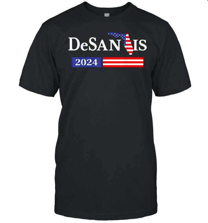 Desantis Florida 2024 Flag T-Shirt