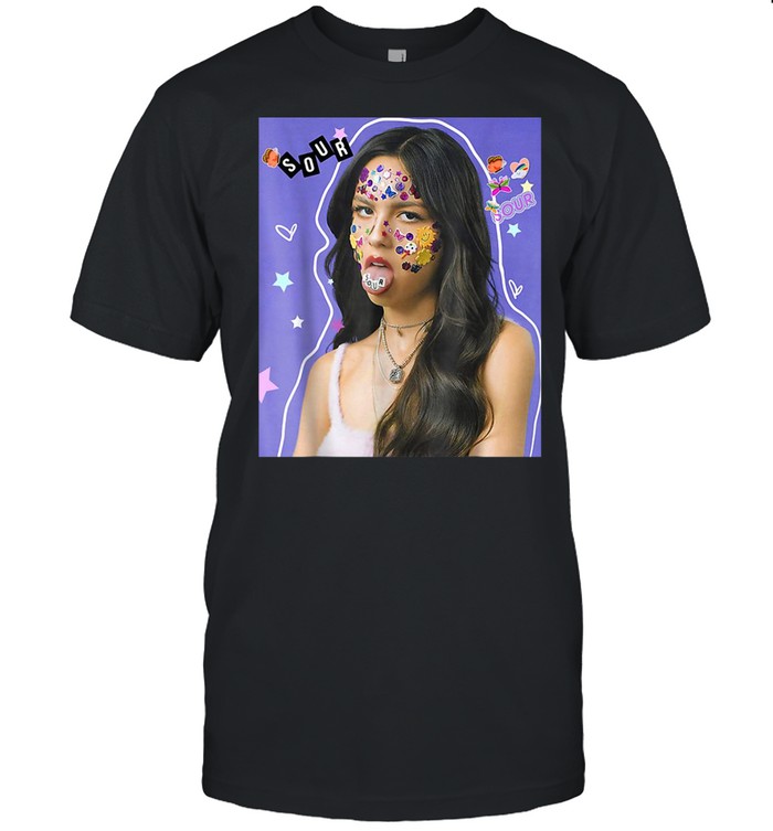 Design By Olivia And Rodrigo Sour Merch T-Shirt