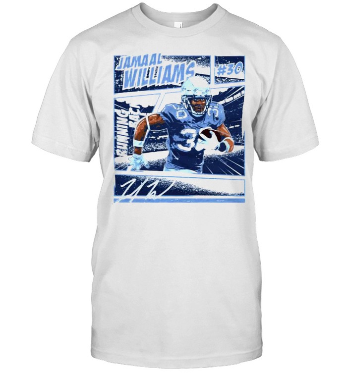 Detroit Football Jamaal Williams #30 Comic T-Shirt Detroit Football Jamaal Williams #30 Comic T-Shirt