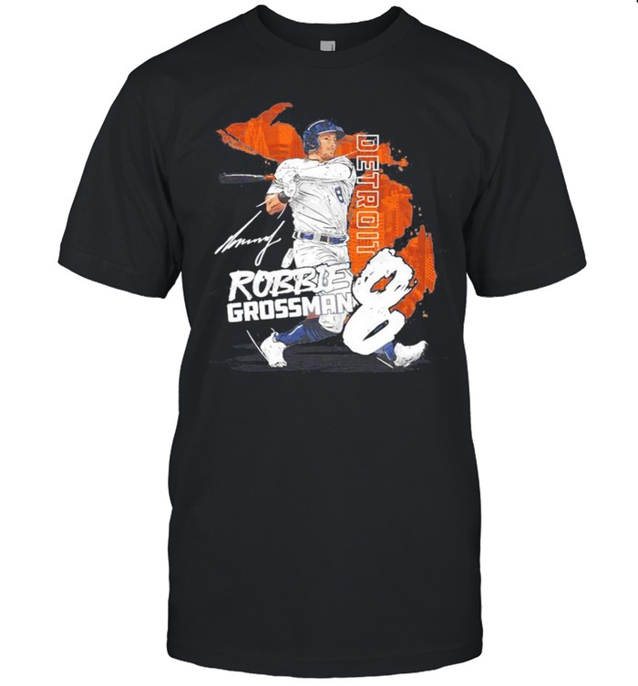 Detroit Tigers Robbie Grossman Hit The Ball T-Shirt Detroit Tigers Robbie Grossman Hit The Ball T-Shirt