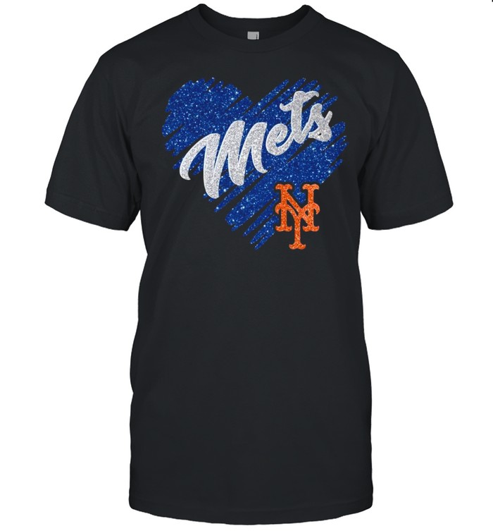 Diamond Heart New York Mets T-Shirt