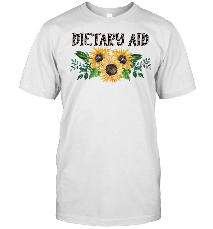 Dietary Aid Leopard Sunflower 2021 T-Shirt