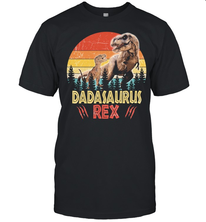 Dinosaur Daddysaurus Rex Vintage T-Shirt