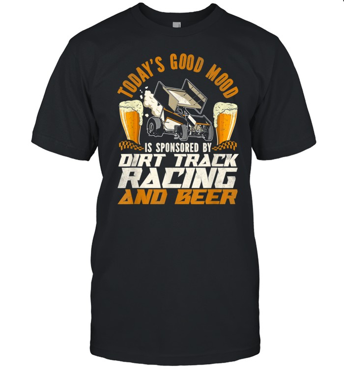 Dirt Track Racing Race Sprint Car Vintage Beer T-Shirt Dirt Track Racing Race Sprint Car Vintage Beer T-Shirt