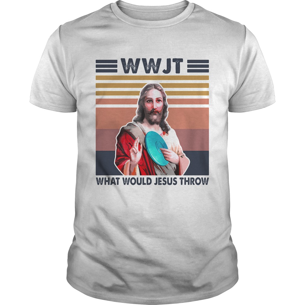 Disc Golf Wwjt What Would Jesus Throw Vintage T-Shirt