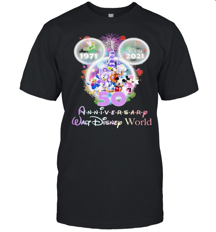 Disney 1971 2021 Anniversary Walt Disney World Firework T-Shirt Disney 1971 2021 Anniversary Walt Disney World Firework T-Shirt