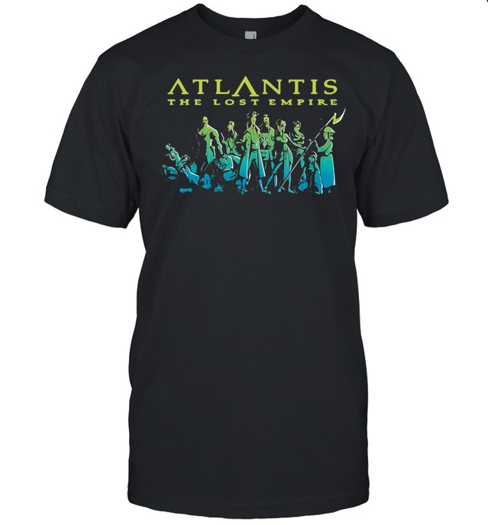 Disney Atlantis The Lost Empire Characters Gradient T-Shirt Disney Atlantis The Lost Empire Characters Gradient T-Shirt