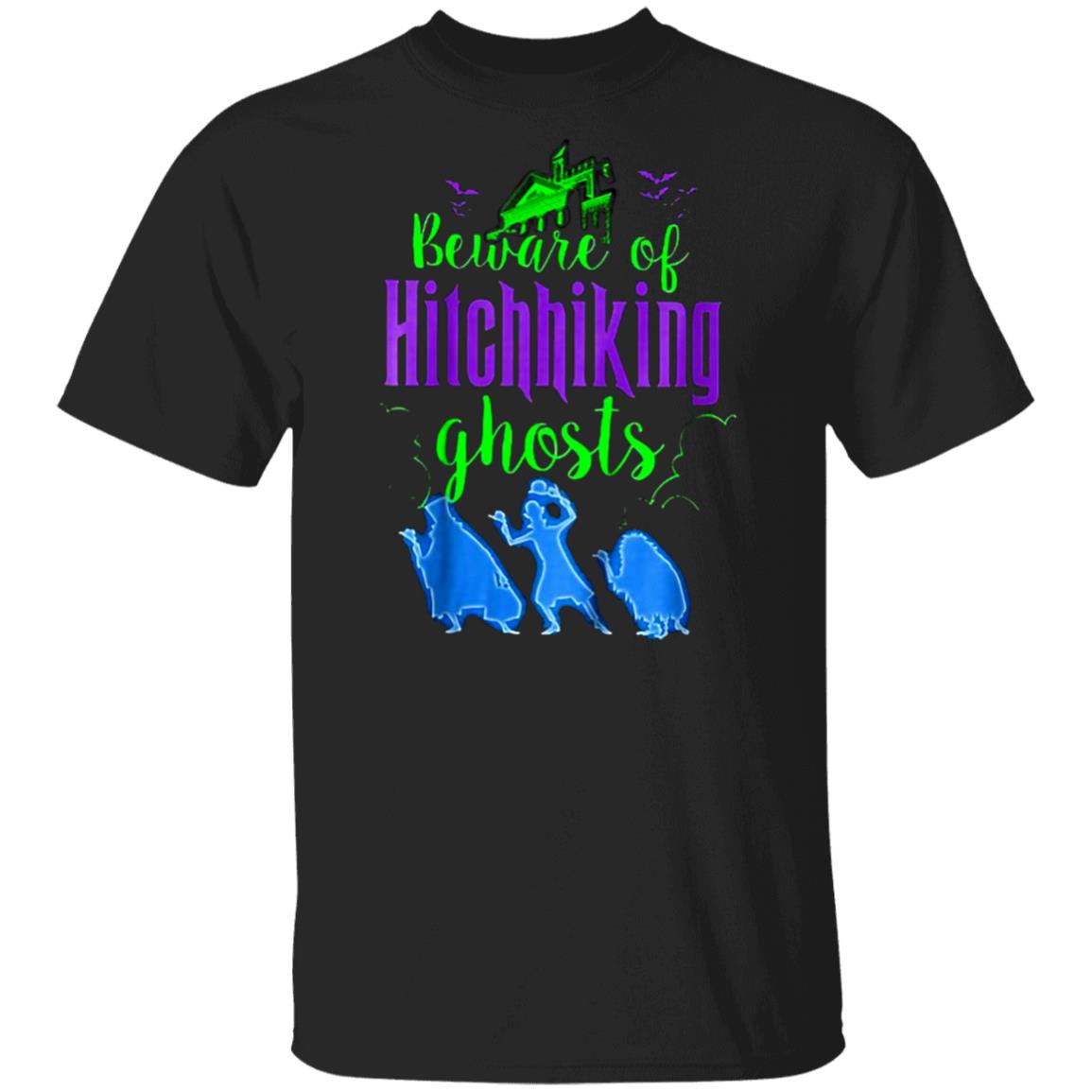 Disney-Haunted-Mansion-Beware-Of-Hitchhiking-Ghosts G500 Gildan 5.3 Oz. T-Shirt
