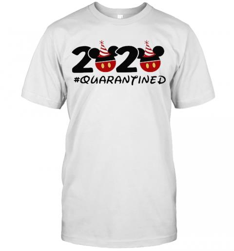 Disney Mickey Mouse 2020 #Quarantined Coronavirus T-Shirt Disney Mickey Mouse 2020 #Quarantined Coronavirus T-Shirt