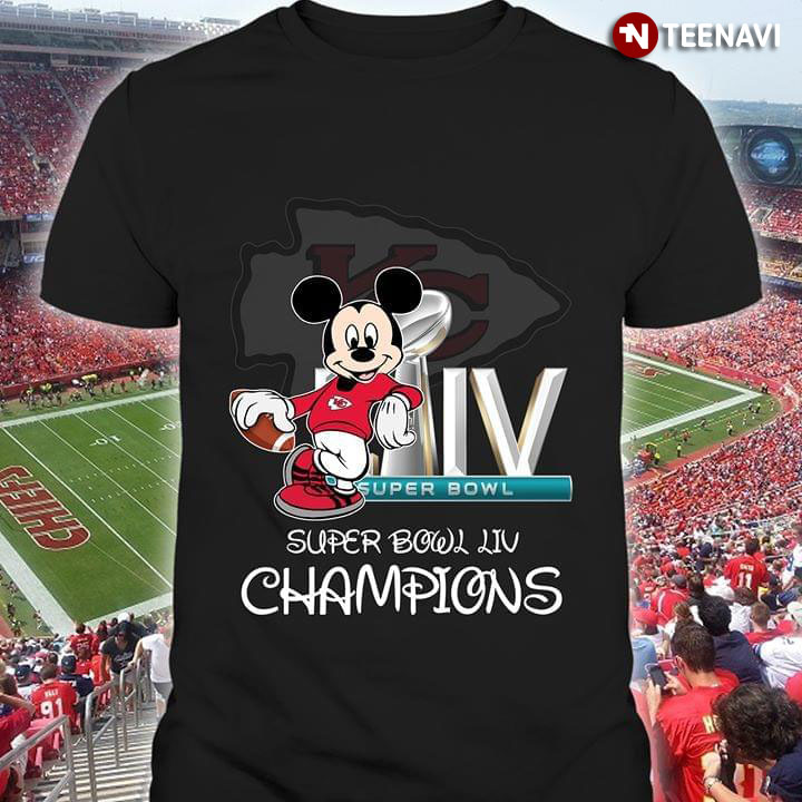 Disney Mickey Mouse Kansas City Chiefs Super Bowl Liv T-Shirt