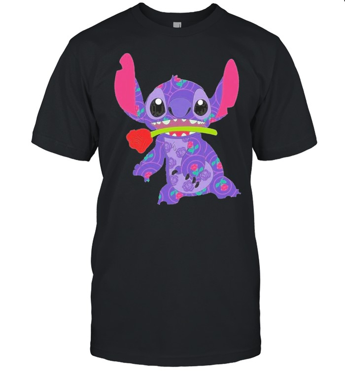 Disney Movie Cute Stitch Crashes Beauty And The Beast T-Shirt Disney Movie Cute Stitch Crashes Beauty And The Beast T-Shirt