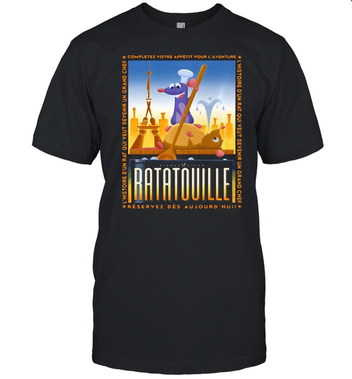 Disney Pixar Ratatouille Remy And Emile Cooking T-Shirt