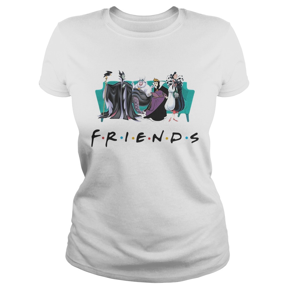 Disney Queens Friends Cruella De Vil Evil Queen Ursula Maleficen T-Shirt
