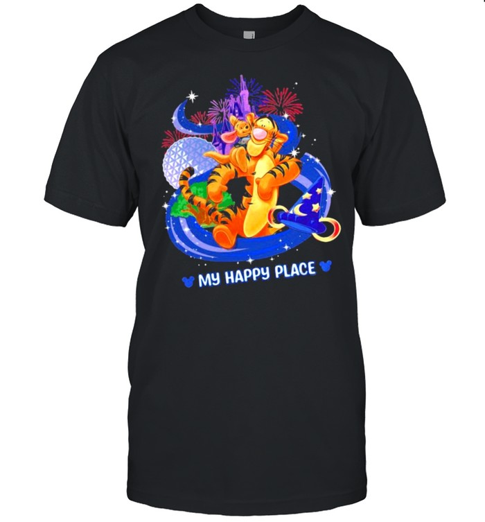 Disney Tigger My Happy Place T-Shirt Disney Tigger My Happy Place T-Shirt