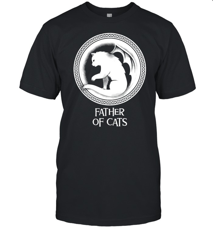 Father Of Cats Funny Dad T-Shirt