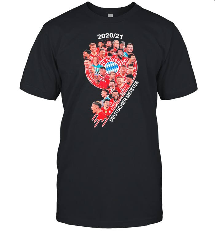 Fc Bayern Munich Teams Football 2020 2021 Champions Deutscher Meister T-Shirt Fc Bayern Munich Teams Football 2020 2021 Champions Deutscher Meister T-Shirt