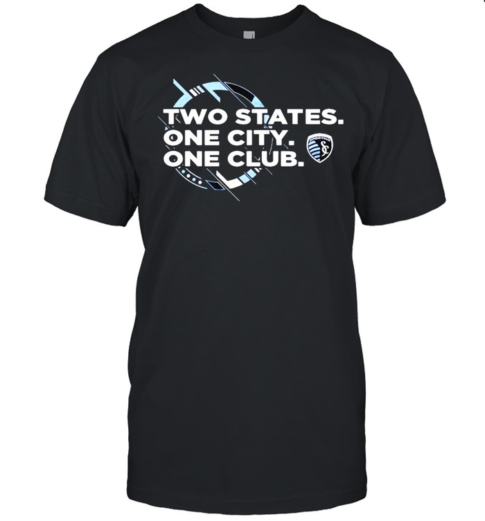 Fc Kansas City Two States One City One Club T-Shirt Fc Kansas City Two States One City One Club T-Shirt