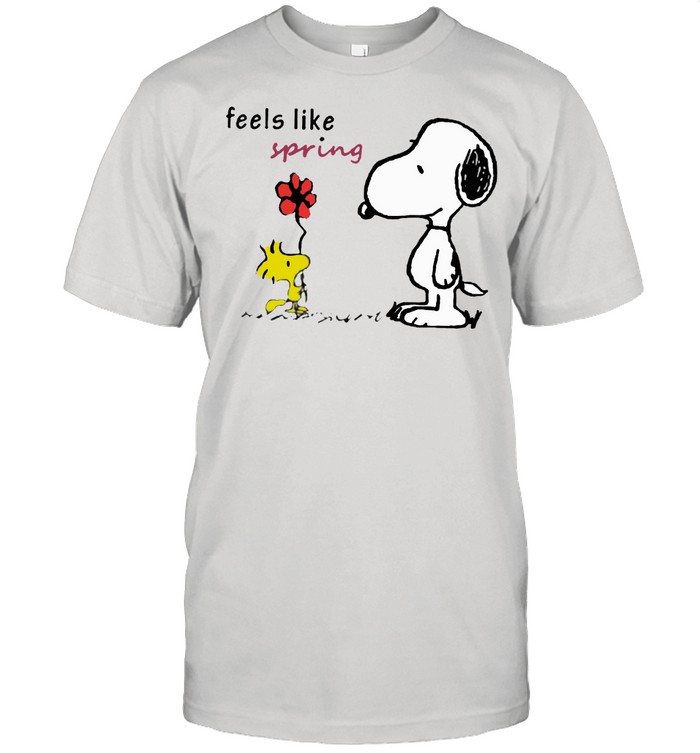 Feels Like Spring Woodstock Snoopy T-Shirt Feels Like Spring Woodstock Snoopy T-Shirt