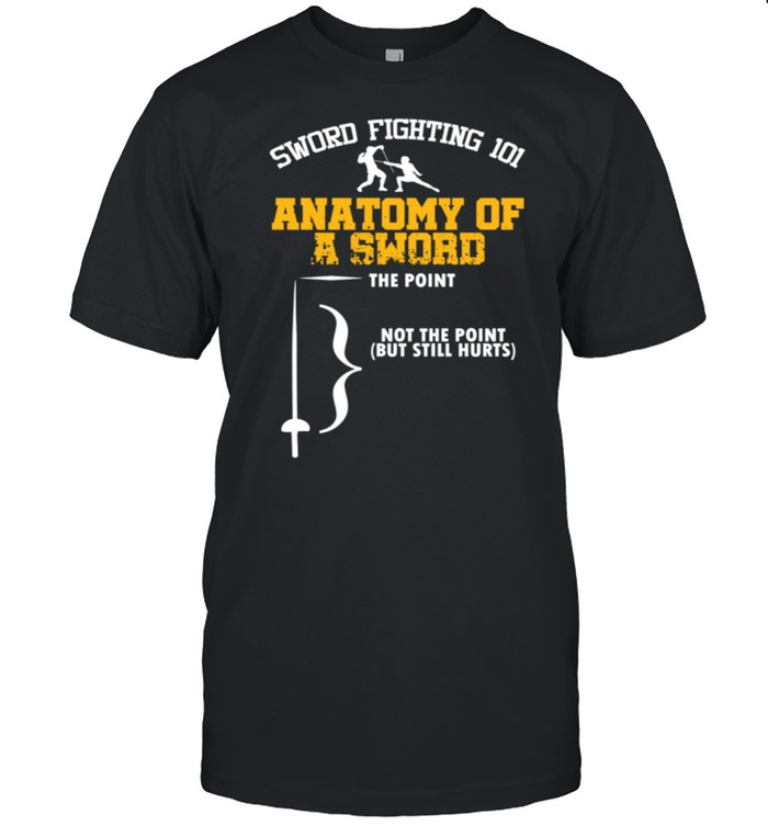 Fencing Anatomy Sword Fighting Fencer T-Shirt