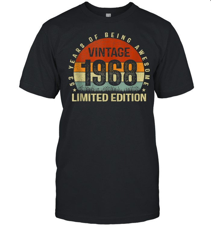Fifty Three Years Of Being Awesome 53 Years Old 53Rd Bday T-Shirt