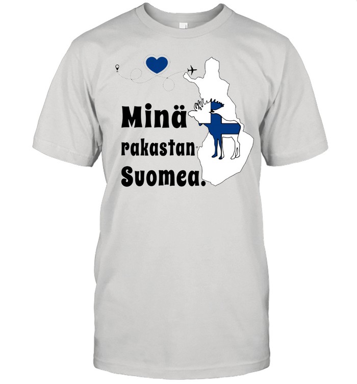 Finland Mina Rakastan Suomea T-Shirt Finland Mina Rakastan Suomea T-Shirt