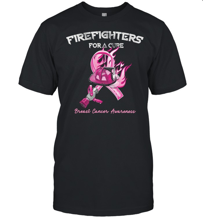 Firefighters For A Cure Breast Cancer Awareness T-Shirt