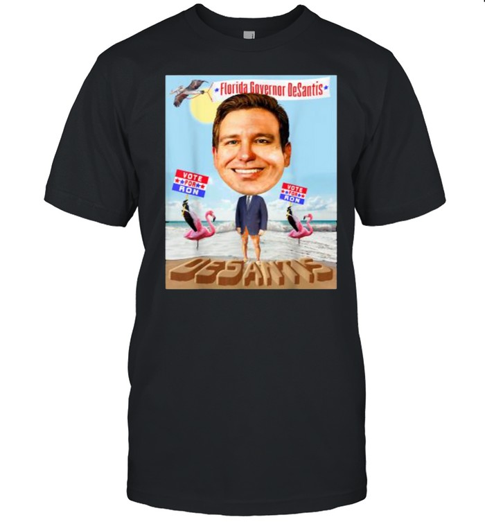 Florida Governor Ron Desantis Caricature Fun Republican T-Shirt Florida Governor Ron Desantis Caricature Fun Republican T-Shirt