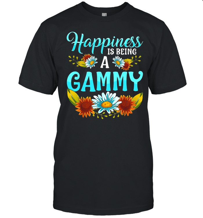 Flower Happiness Is Being A Gammy T-Shirt Flower Happiness Is Being A Gammy T-Shirt