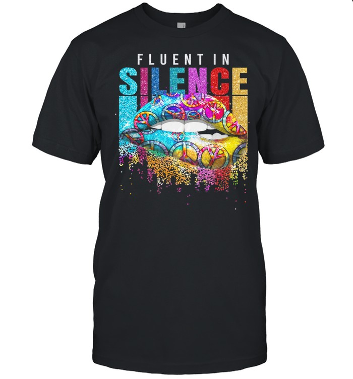 Fluent In Silence Lip Peace T-Shirt