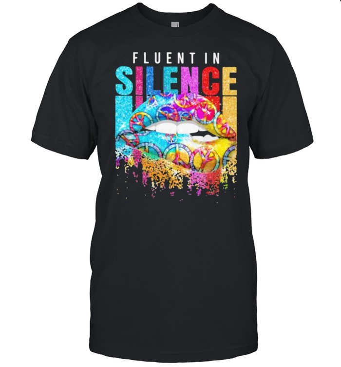 Fluentin Silence Lips Hippie T-Shirt