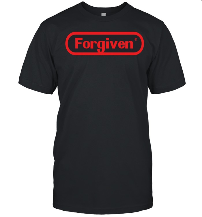Forgiven Parody Retro Gaming Logo T-Shirt