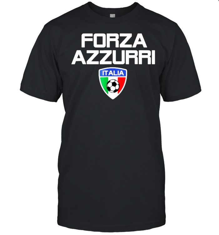 Forza Azzurri Italy Soccer Jersey Style Italia Milan Roma Inter T-Shirt Forza Azzurri Italy Soccer Jersey Style Italia Milan Roma Inter T-Shirt