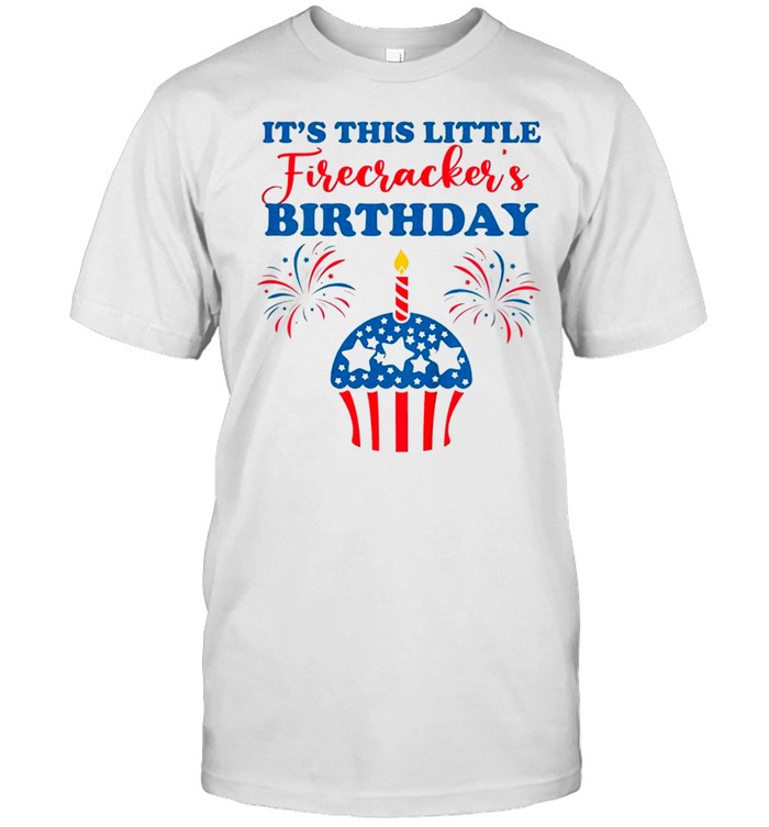 Fourth Of July Birthday Cupcake Matching Family Patriotic Classic T-Shirt