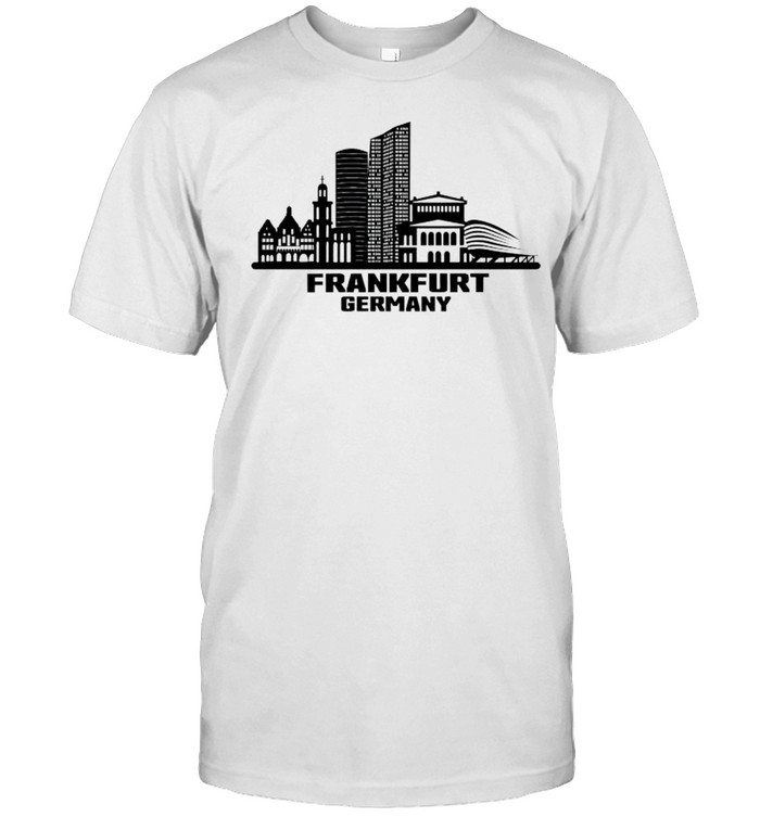 Frankfurt Am Main Germany Skyline T-Shirt
