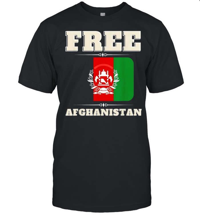 Free Afghanistan Flag Afghan Country Map Outline Afghanistan 2021 T-Shirt