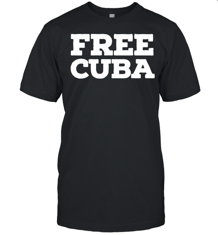 Free Cuba Caravana A Washington De Cubanos T-Shirt
