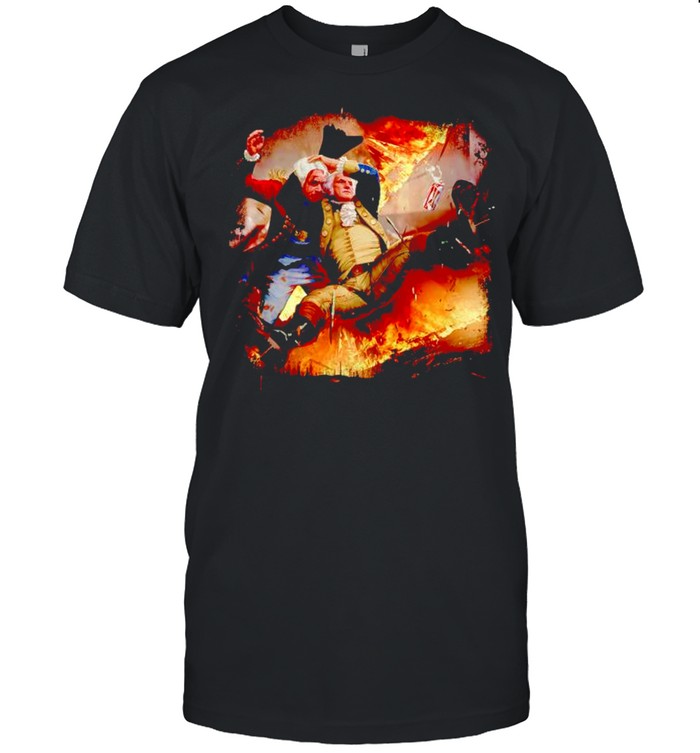 George Washington Wrestling Stunner 1776 T-Shirt