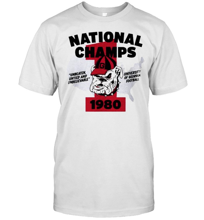 Georgia 1980 National Champs T-Shirt