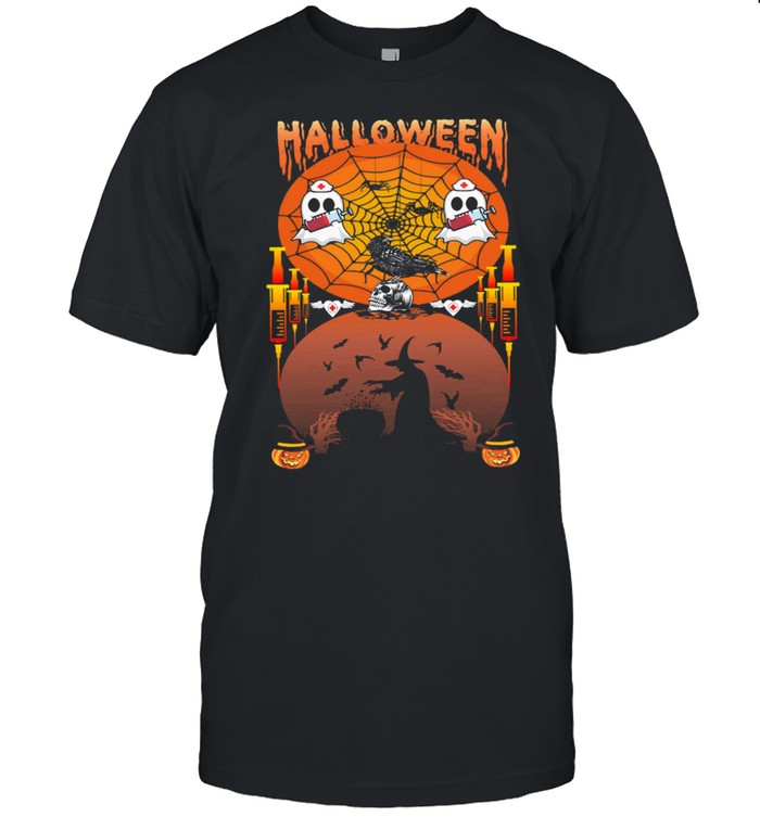 Ghost Nurse Halloween T-Shirt Ghost Nurse Halloween T-Shirt