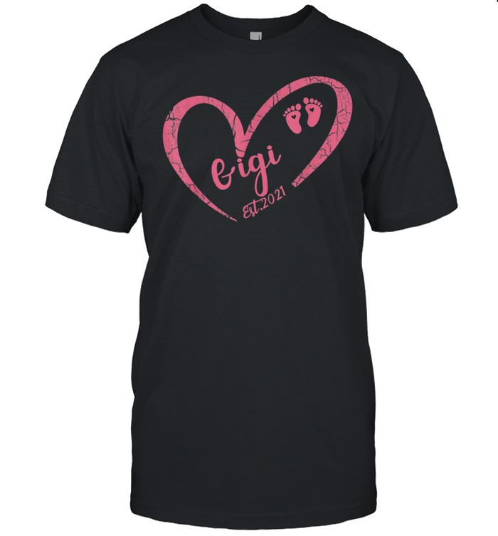 Gigi Est 2021 Cute Heart T-Shirt