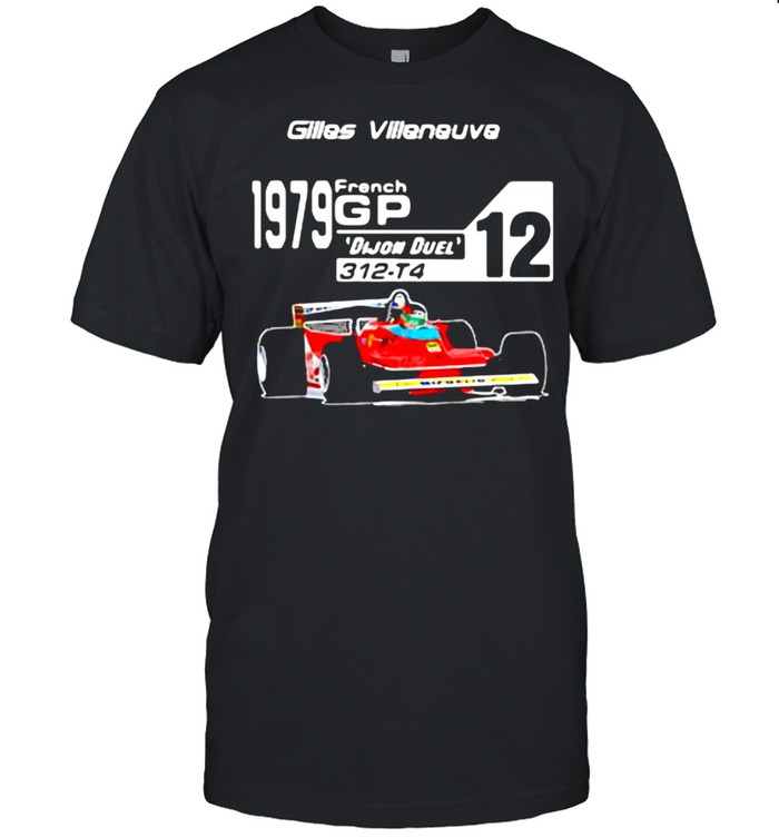 Gilles Villeneuve 1979 French Gp Car T-Shirt