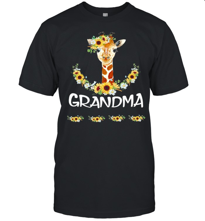 Giraffe Grandma Anna David Lucas Emma T-Shirt