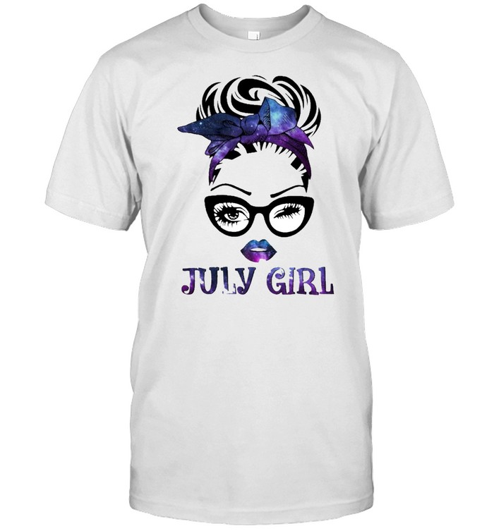 Girl Messy Bussy Wink Eye July Girl 2021 T-Shirt Girl Messy Bussy Wink Eye July Girl 2021 T-Shirt