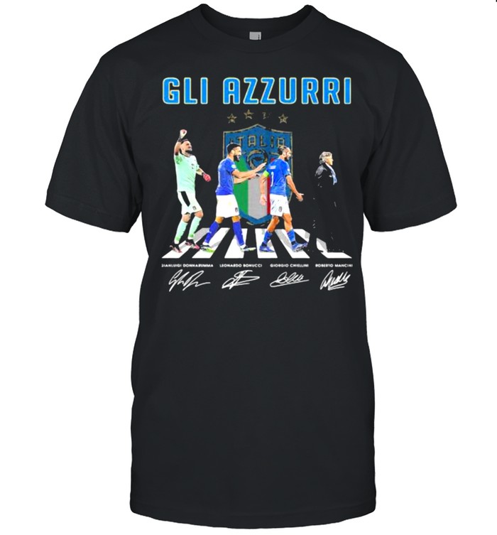 Gli Azzurri Abbey Road Signatures T-Shirt