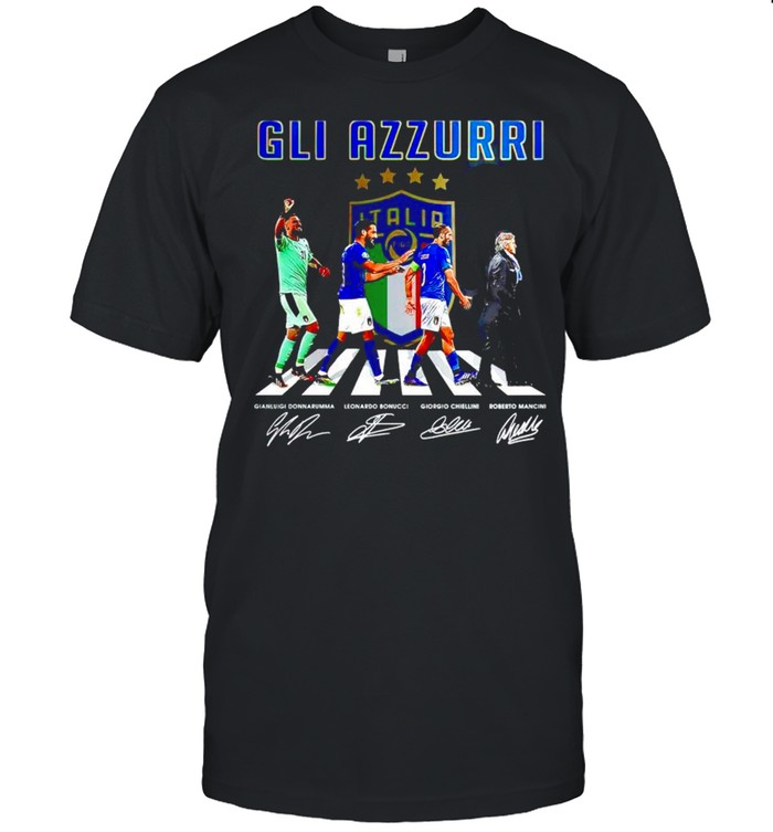 Gli Azzurri Italia Abbey Road Signature T-Shirt